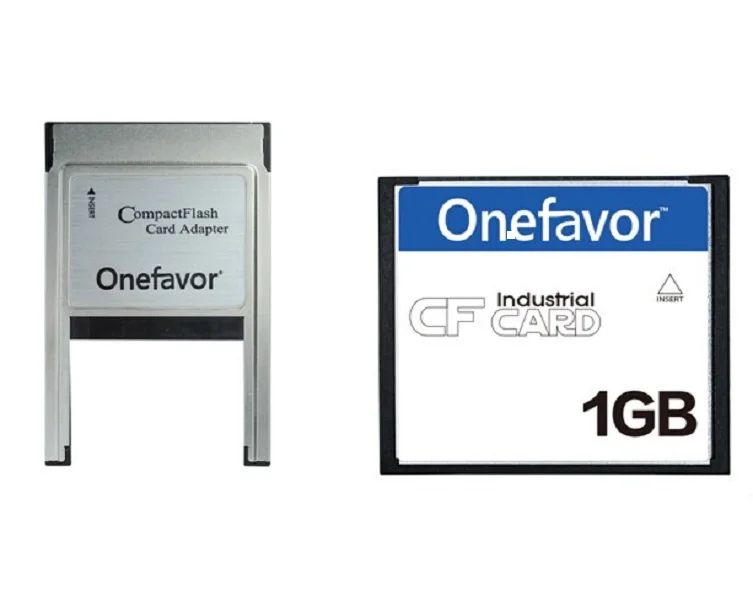 Onefavor 32MB 64MB 128MB 256MB 1GB 2GB 4GB Compact Flash Card с ATA PC PCMCIA адаптером для машин JANOME