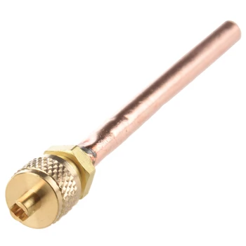 

Wholesales item 5 Pcs Air Conditioner Spare Part 6mm Copper Tube OD Filling Access Valve