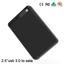 Aluminum hdd sata 2.5 disco duro externo usb hdd adapter 1Tb sata hdd caddy hdd case usb 3.0 tool free box for the hard disk