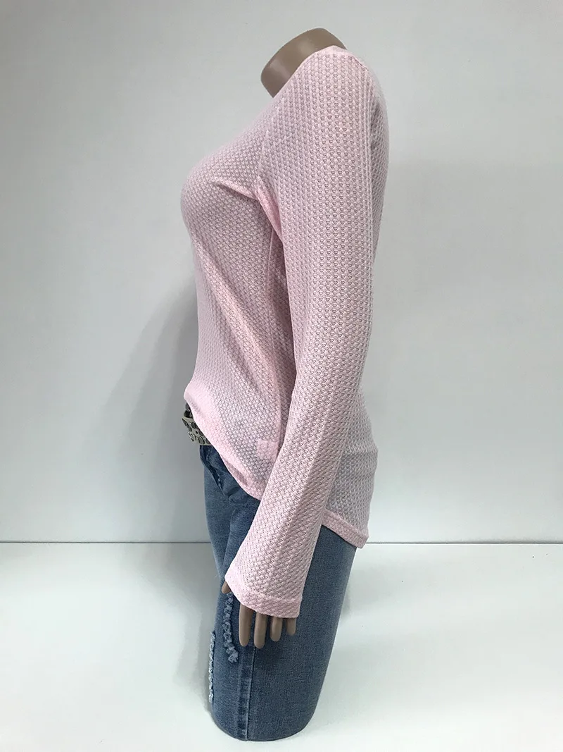 DANJEANER осень зима тонкие однотонные пуловеры с длинным рукавом Женские Модные Повседневные базовые Джемперы размера плюс вязаные свитера Топы