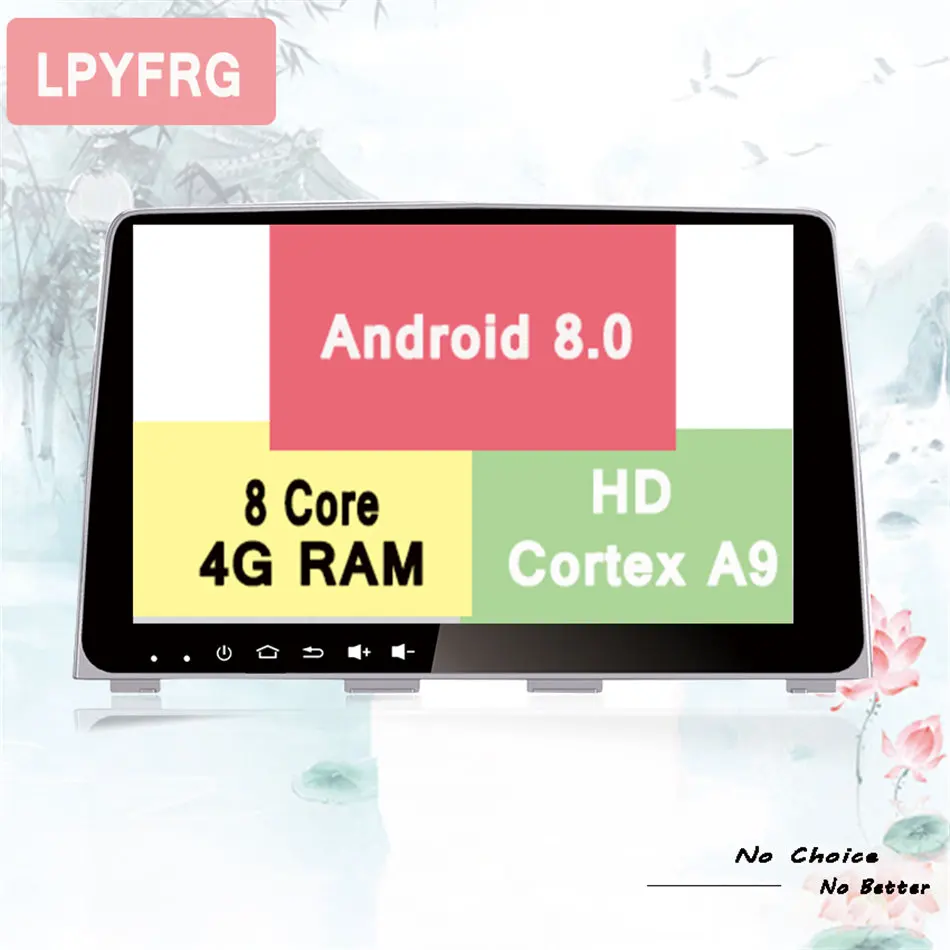 Cheap 4GB RAM 9" Android 9.0 Octa Core Car GPS for Hyundai Sonata 2018 NO DVD Player Stereo Autoradio Rated Head Unit Tape Recorder 2