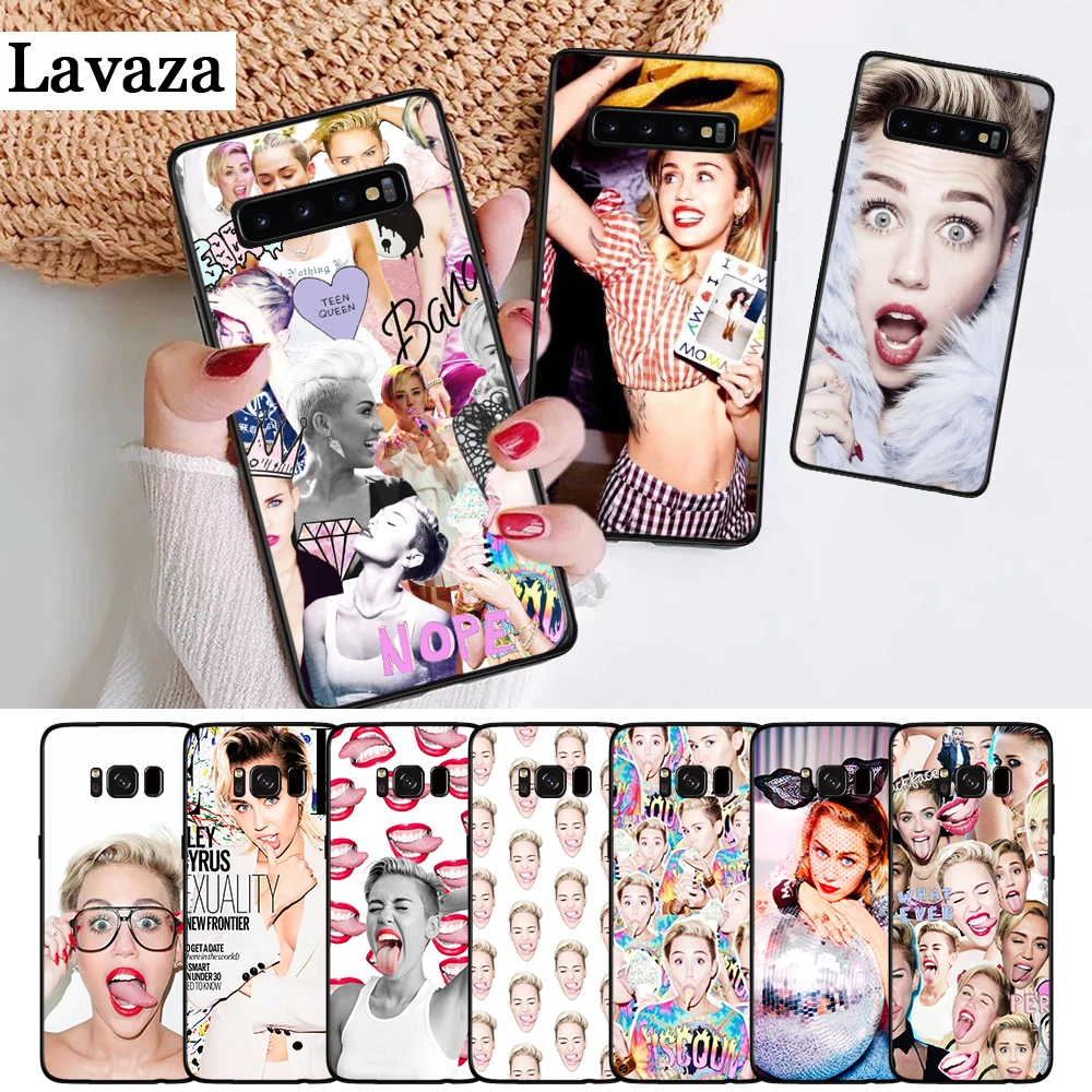 

Lavaza Miley Cyrus Soft Rubber Silicone Case for Samsung S6 Edge S7 S8 Plus S9 S10 S10e Note 8 9 M10 M20 M30