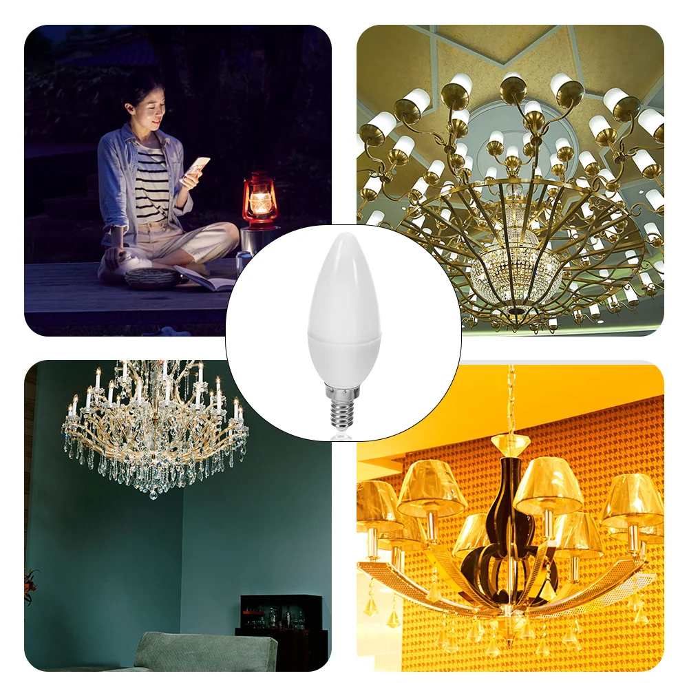 Light para Home Luz de Velas Chama Filamento Lâmpada Led Vela Lustre Night Indoor E12 Luz 19 Cheap Iluminação Novelty