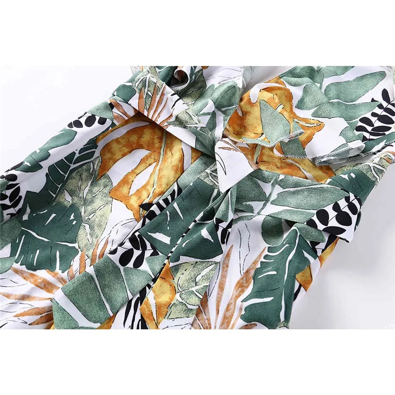 Playsuit Fashion Women V-Neck Floral Print Sleeveless Long Playsuit Ladies Jumpsuit Sexy Female Summer Beach Overalls R04 (5)