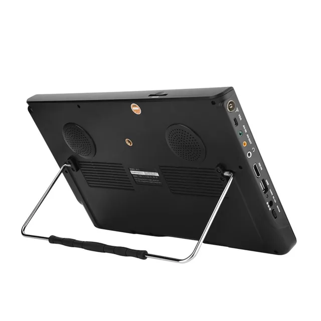 12inch 110-220V Digital Analog Televisions DVB-T-T2 Portable TV for Home Car Airplane For UK Plug
