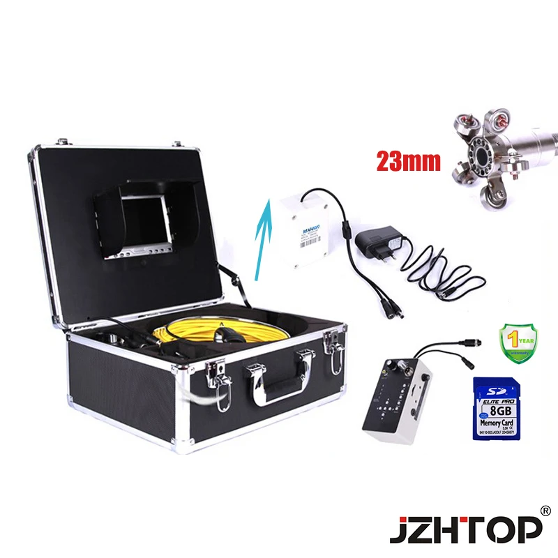 Recording Pipe Drain Sewer Snake Video Inspection Camera ...