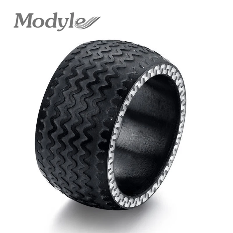 modyle cool men rings stainless steel rings for men jewelry high quality tire design black color wedding rings free shipping in rings from jewelry - Cool Wedding Rings For Guys modyle cool men rings stainless steel rings for men jewelry high quality tire design black color wedding rings free shipping in rings from jewelry - Cool Wedding Rings For Guys