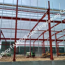 Китайский поставщик Современная сборка промышленная стальная конструкция здания для коммерческого торгового центра