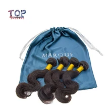 Изготовленный на заказ логотип атласные сумки/парик из веревок шелковая накидка сумка для женщин расширение Упаковка Сумка атласная шелковая сумка для волос