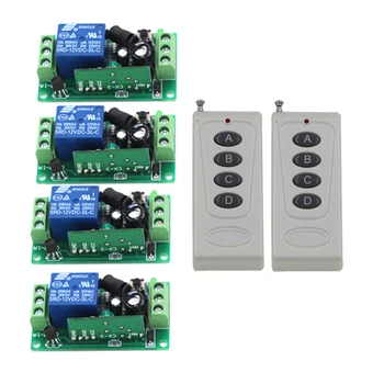 

DC9V 12V 24V 10A 1 Ch Wireless Relay RF Remote Control Switch Heterodyne Receiver 315MHz Remote Controller
