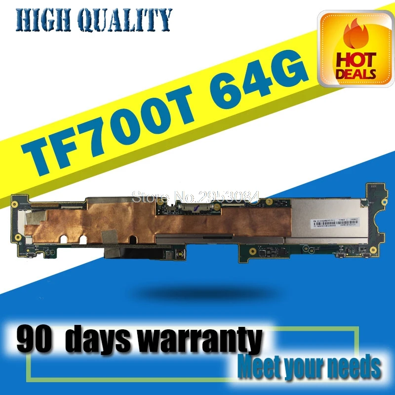 

BOARD For AsusTransformer Pad Infinity TF700 TF700T 64GBrev1.5 Tablet PC Motherboards Work Well Mainboard Motherboard 100%test