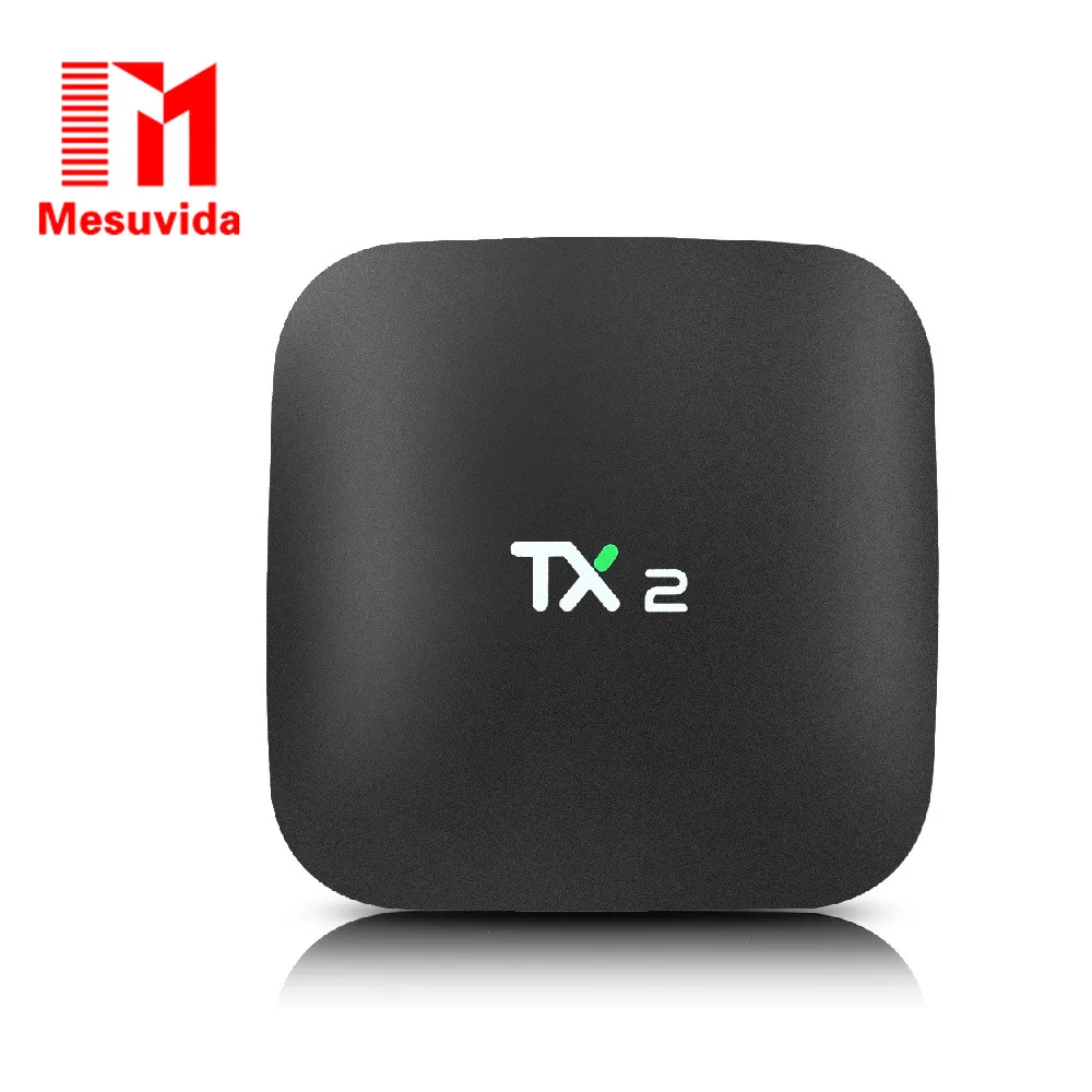 

Mesuvida TX2 - R1 RK3229 TV Box Android 6 2.4GHz Miracast/Airplay/DLNA WiFi/Ethernet 4K*2K H.265/VP9 Bluetooth 2.0 AV