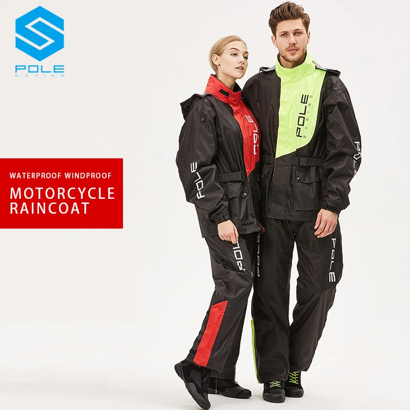 Motorcycle Breathable Raincoat for Men and Women Summer Waterproof Suit