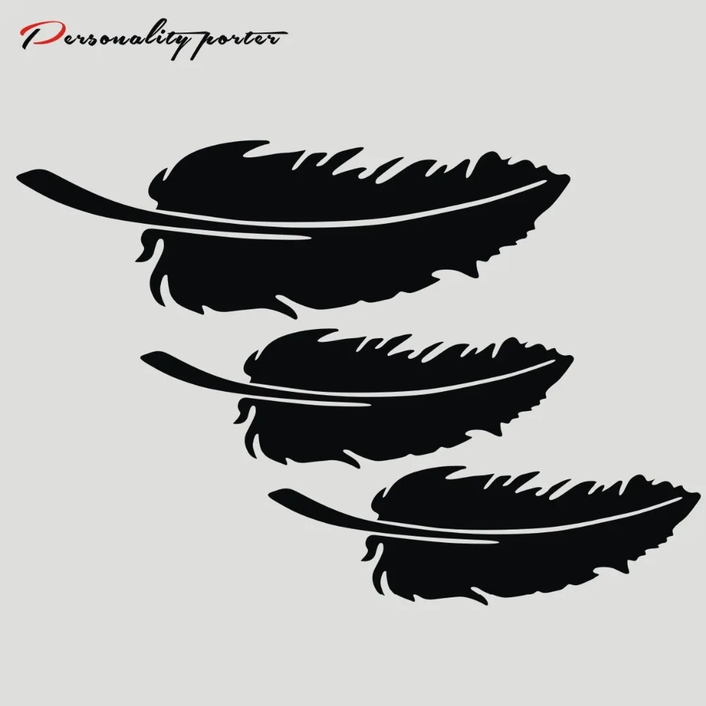 Funny car stickers personalized funny personality window decals vinyl feather scratches | Автомобили и мотоциклы