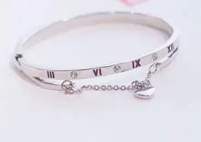

Peobracelet 2019 trendy girl stainless steel gold silver bracelets Women round chain female jewelry girl gift fashionable