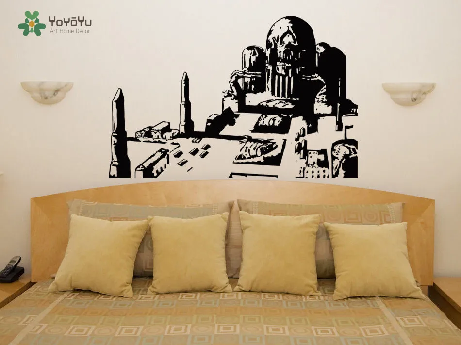 

YOYOYU Wall Decal Vinyl Art Room Decoration Khandaq - Black Adam Children's Bedroom Picture Comic Boook Wall Sticker YO503