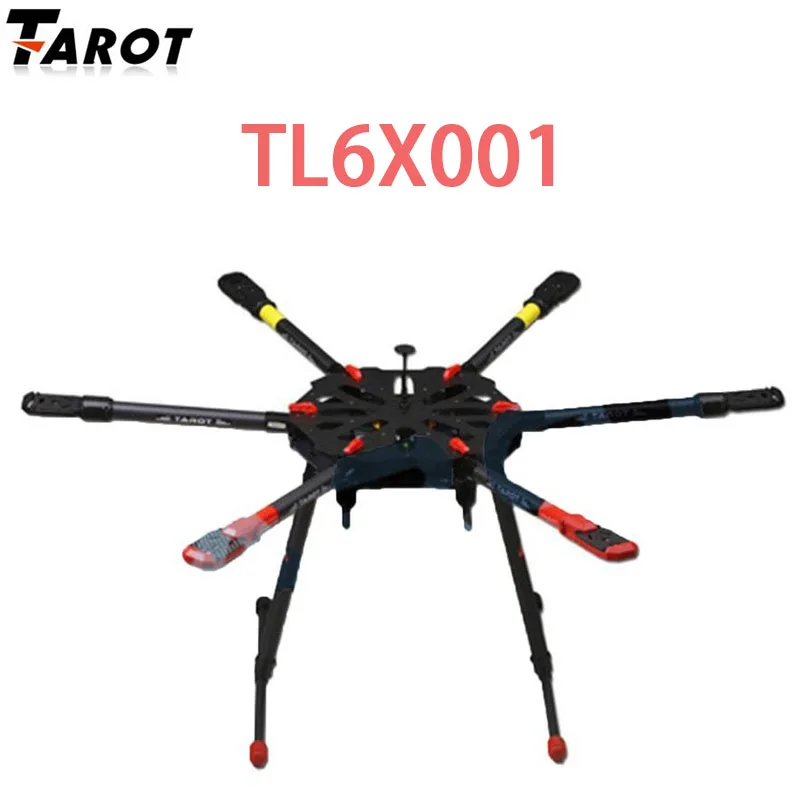

Tarot X6 TL6X001 6 axle Umbrella Carbon Foldable Hexacopter Frame Kit + Electronic Landing Skid Gear for RC Drone