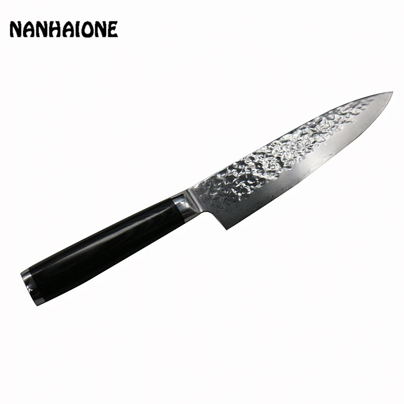 NANHAIONE 67 слой дамасской стали лезвие 8 дюймов дамасский поварской нож для резки острый шеф-повара нож для готовки рукоять из микарты CL068