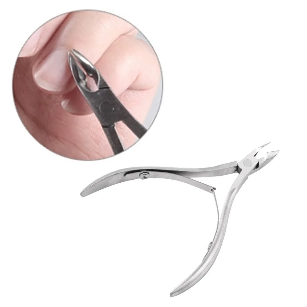 

Stainless Steel Silver Sharp Edge Nail Cuticle Scissors Nippers Clipper Manicure Pedicure Nail Art Tools Dead Beauty New