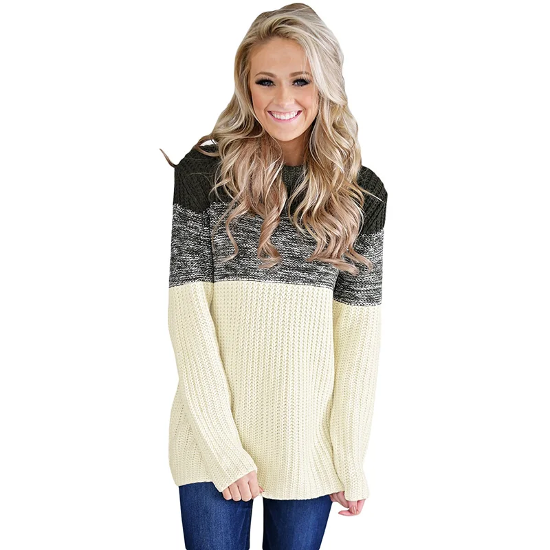 Black-Cowl-Neck-Color-Blocked-Sweater-LC27944-2-1 