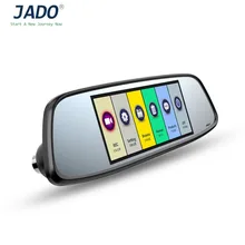 JADO D580 Professional 6.86 Inch LCD Display Car Camera 1080P F2.0 Vehicle Dual Lens Rearview Mirror Video Recorder DVR