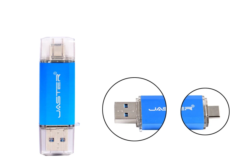 JASTER 3 в 1 OTG USB флеш-накопитель USB 3,0+ Micro usb+ type-C флеш-накопитель 128 Гб 64 ГБ 32 ГБ 16 ГБ 8 ГБ 4 ГБ Флешка для Android/PC