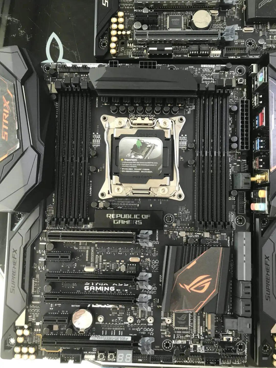 Материнская плата Asus STRIX X99 GAMING ROG LGA 2011 V3 DDR4 32 Гб USB2.0 USB3.0 для настольных ПК