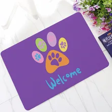 CAMMITEVER мультфильм лапа резиновый Крытый Открытый Добро пожаловать нескользящий коврик кухонный коврик коврики для входной двери коврик Tapetes коврики