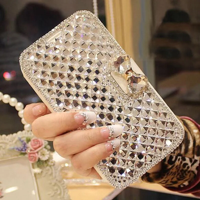 

YeLun For Google Pixe 3 XL Bling Crystal Rhinestone Leather Diamond Luxury Flip Wallet Card Skin Case Cove For Google Pixel 3