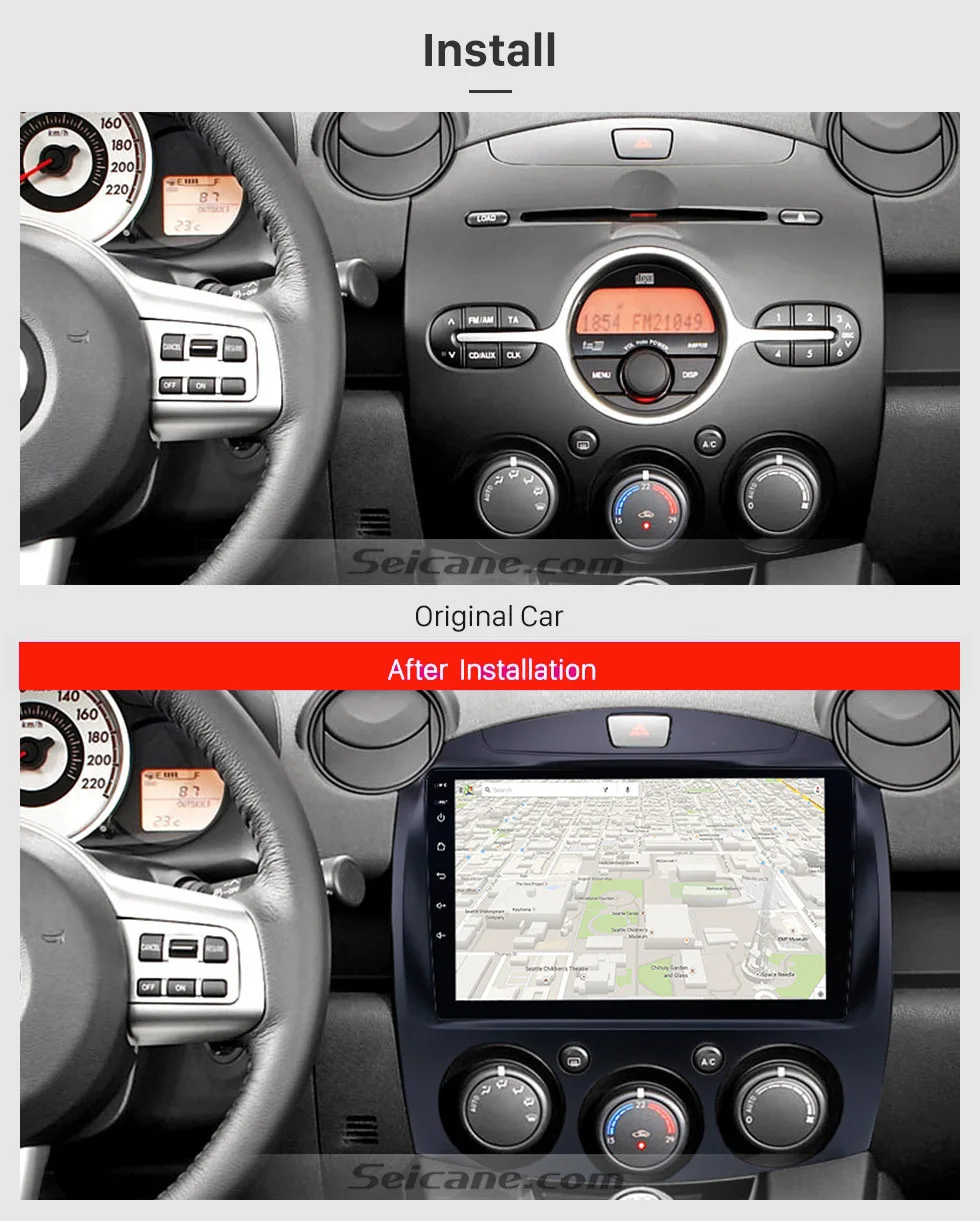 Precio "2Din Android generación, GPS 2010 9 2009, 2007, Mazda 2011, Seicane para unidad con coche 8,1 de descuento 2013, 2008, tercera Radio 2014 2/Jinxiang/DE 2012, 4 Precio "2Din Android generación, 4