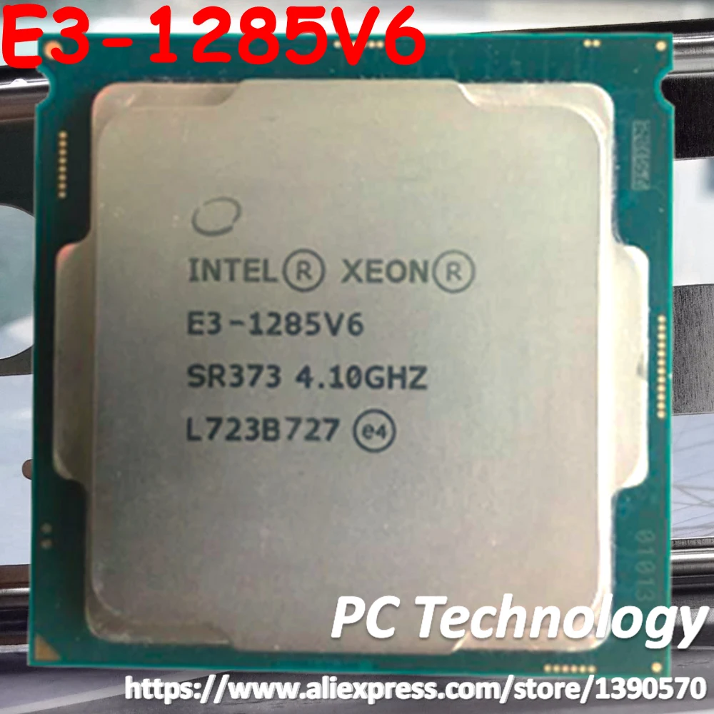 Оригинальный процессор Intel Xeon 4 10 ГГц четырехъядерный 8 Мб 1285 V6 LGA1151 14 нм 79 Вт E3 1285V6