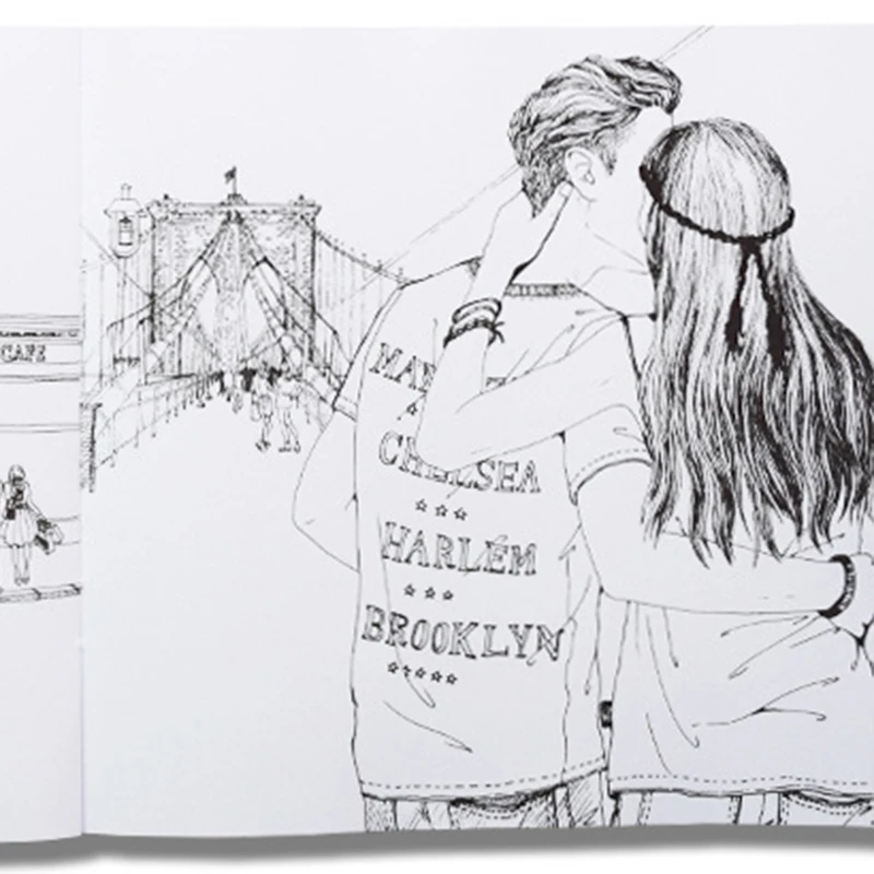96 Pages Look Camera Girl Coloring Book for Children Adult Relieve Stress Graffiti Painting Drawing Art Book Stationery Supplies 96 Pages Look Camera Girl Coloring Book for Children Adult Relieve Stress Graffiti Painting Drawing Art Book Stationery Supplies