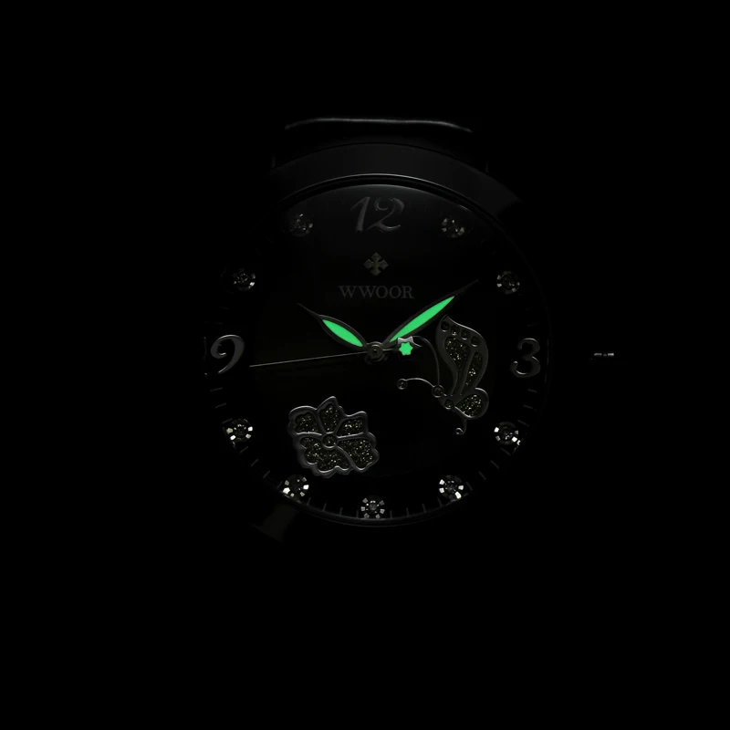 Топ Брендовые женские кварцевые часы моды Пояса из натуральной кожи Montre Femme