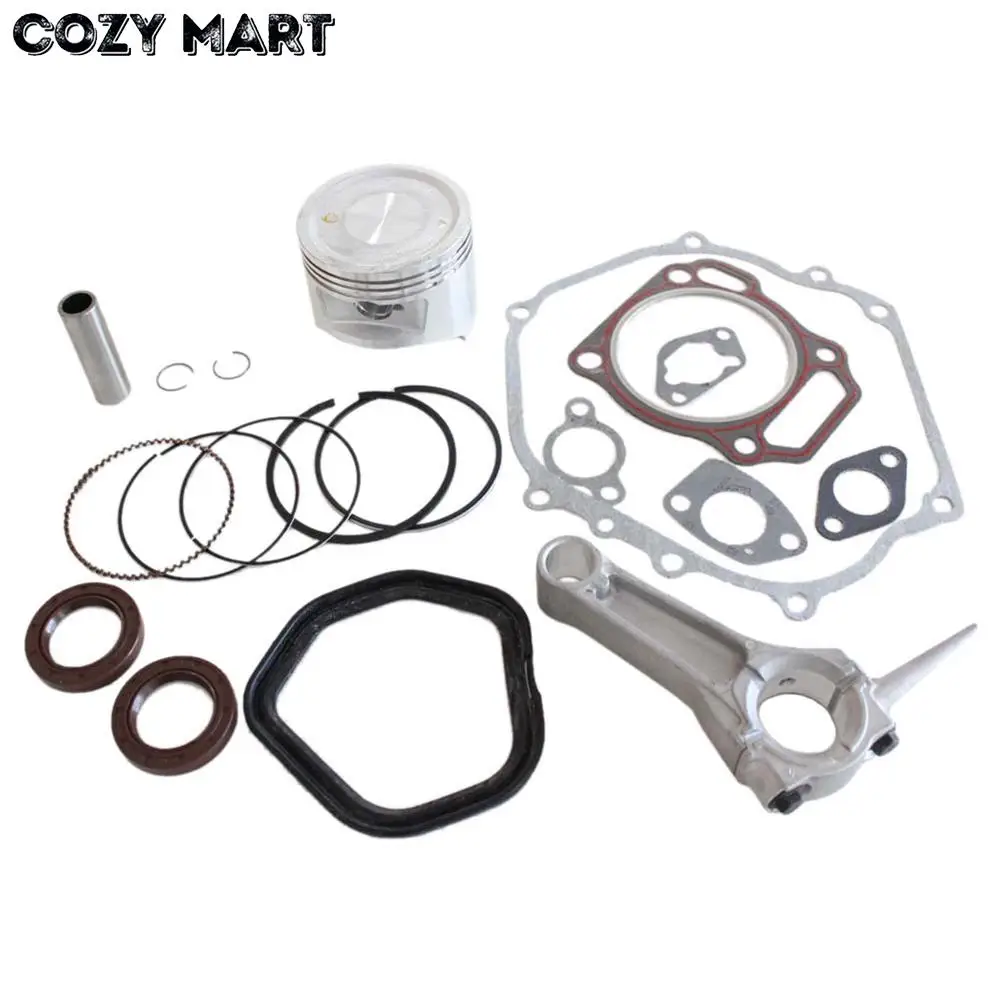 

Piston Pin Ring Circlip Oil Seal Full Gasket Set For GX390 13HP GX 390 Chinese 188F Gas Engine Spare Part 16221-ZF6-800