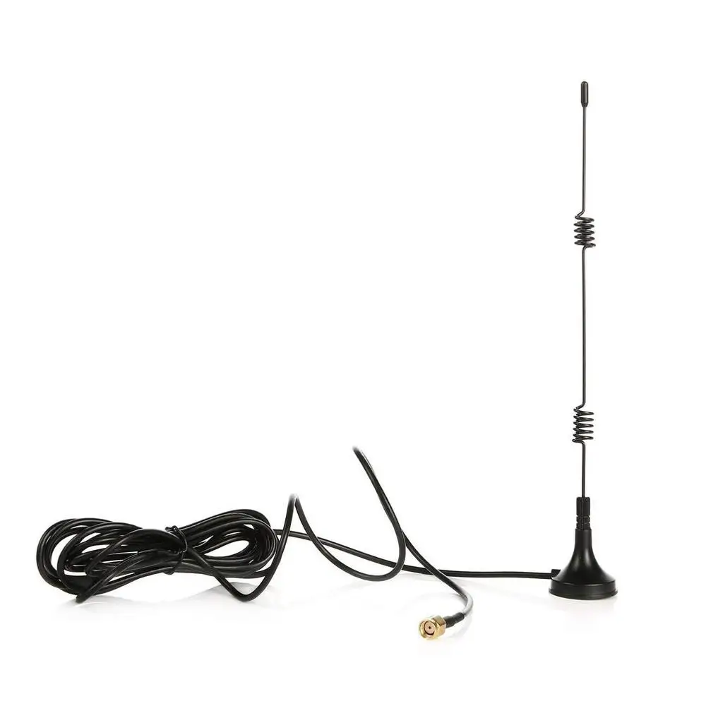 2,4G маленькая присоска антенна беспроводная wifi сетевая карта маршрутизатор модуль антенна радиочастотная антенна - Цвет: Черный