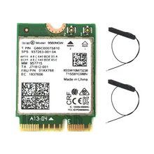 Wdxun двухдиапазонный Беспроводной AC 9560 для Intel 9560ngw 802.11ac NGFF 2,4 г/5 г 2x2 Wi-Fi Карта Bluetooth 5,0 NGFF/M.2