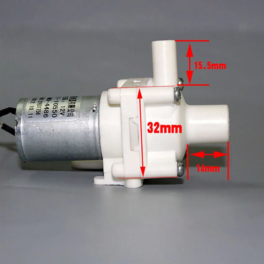 DC 12V циркуляционный водяной насос с вилкой высокой мощности, низкий уровень шума небольшой водяной насос для электрического чайника питьевой фонтан поделка насоса