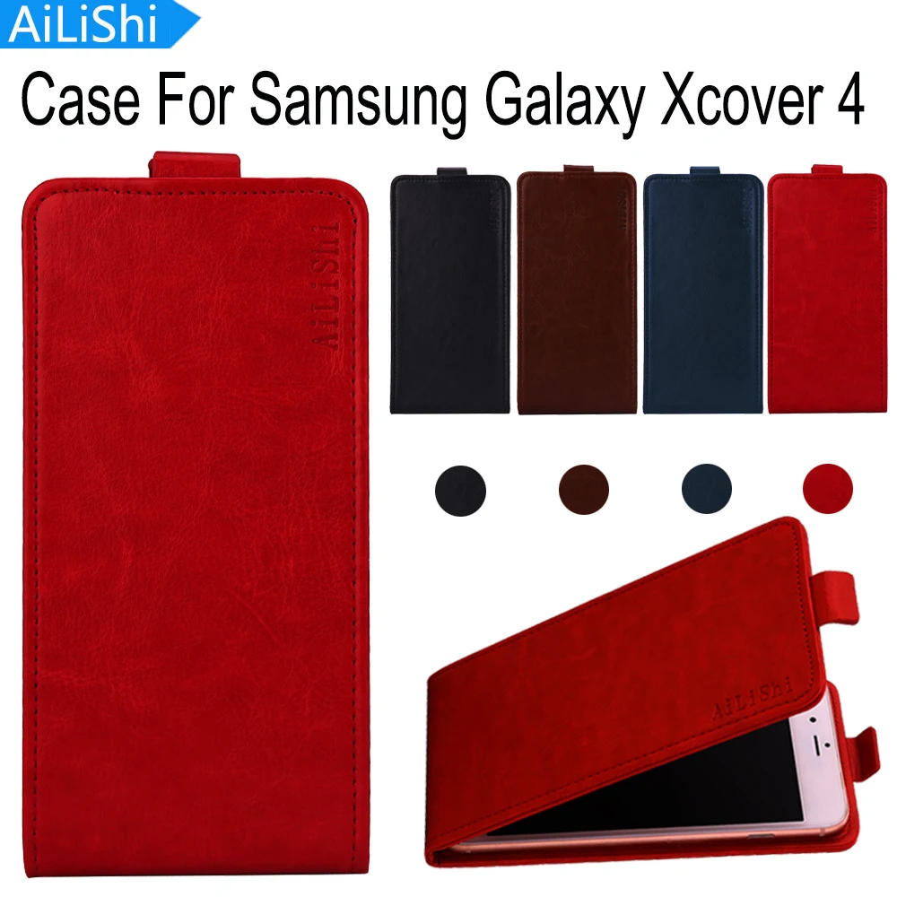 Ailishi Лидер продаж! Чехол для Samsung Galaxy Xcover 4 Одежда высшего качества Флип кожаный чехол эксклюзивный 100% специальный телефон кожного покрова +