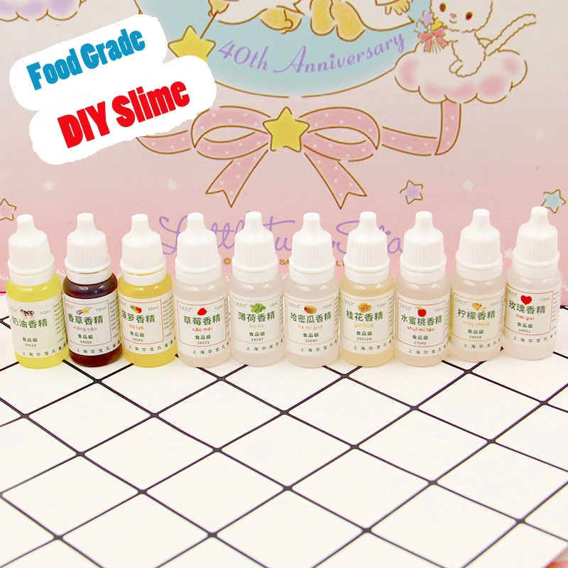 

10ML Flavor for Slime Modeling Clay DIY Educational Toys for Children Kids Creative Make Your Slime Smell Sweet Slices Flavors E