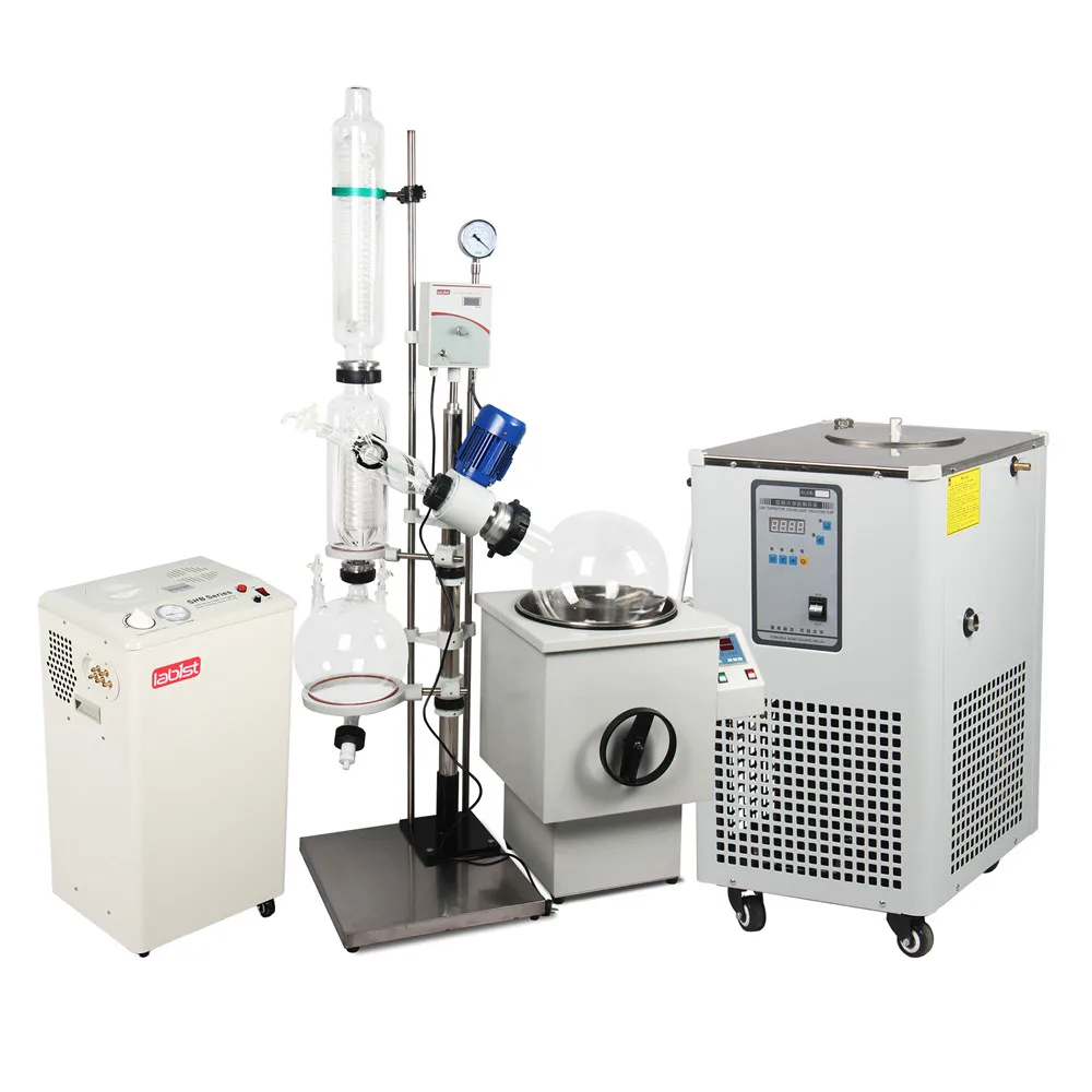 

Industrial Rotary Evaporator 20L , Digital Display , with Circulation Chiller and Vacuum Pump