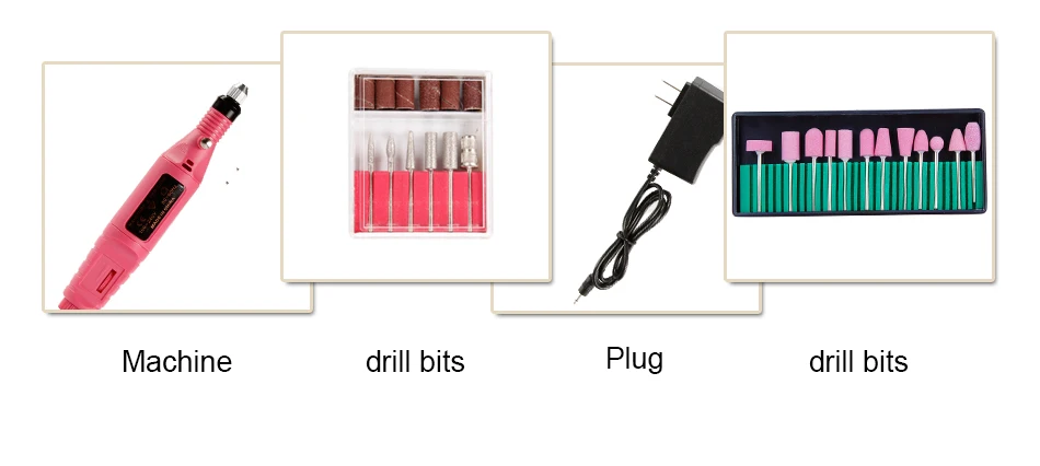 Электрические сверла для ногтей, аппарат для маникюра, педикюра, керамическая фреза для ногтей