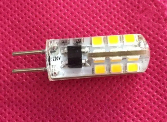 Gu5.3 220v 3W 2835 24smd led g5.3 220v 3W с украшением в виде кристаллов светильник люстра-прожектор лампы 220v g5.3 led 220v gu5.3 10 шт./лот