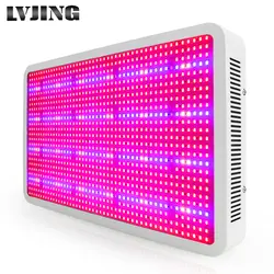 LVJING светодио дный LED Grow light 1200 Вт полный спектр растение Фито светодио дный светодиодная s лампа для комнатных растений Vegs палатка Аквариум