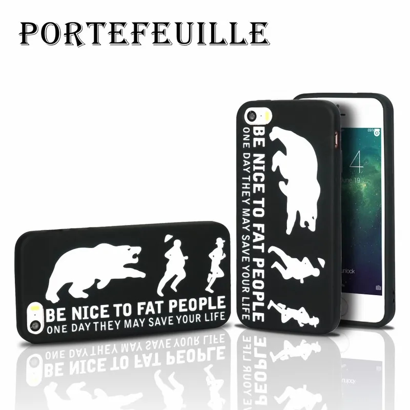 Portefeuille-Relief-TPU-Phone-Case-For-iPhone7-7plus-iPhone-5-5S-SE-6-6S-7-Matte-Soft-Touch-Rubber-Silicon-Fashion-Black-Summer-1 (1)