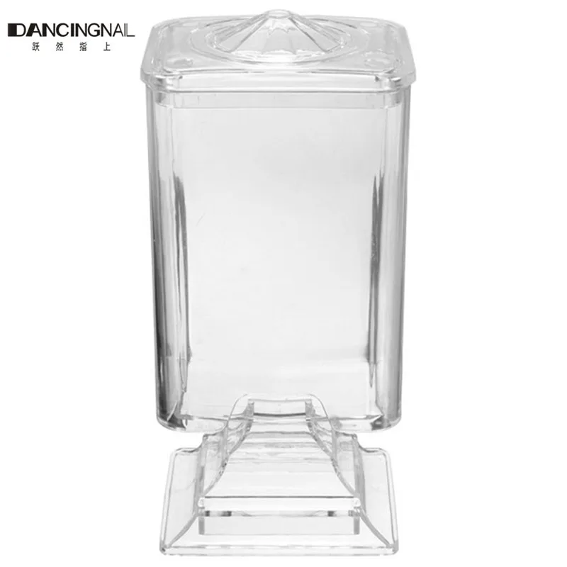Pro Fashion Nail Art Makeup Wipe Holder Case Container Acrylic Plastic