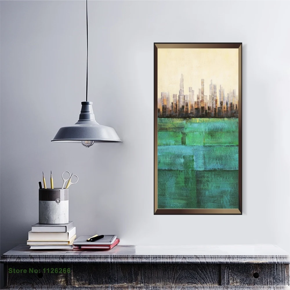 Print On Canvas Landscape Modular Abstraction Pictures Frameless Wall