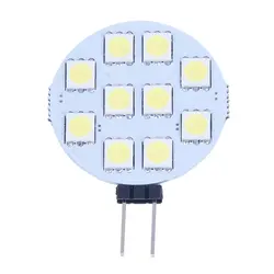 5 x G4 Чистый белый 10 5050 SMD светодиодный морской лодка точечная лампа DC 12 V