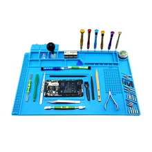 Теплостойкая паяльная станция, кремниевый паяльный коврик, рабочий коврик, Настольная платформа для паяльной ремонтной станции