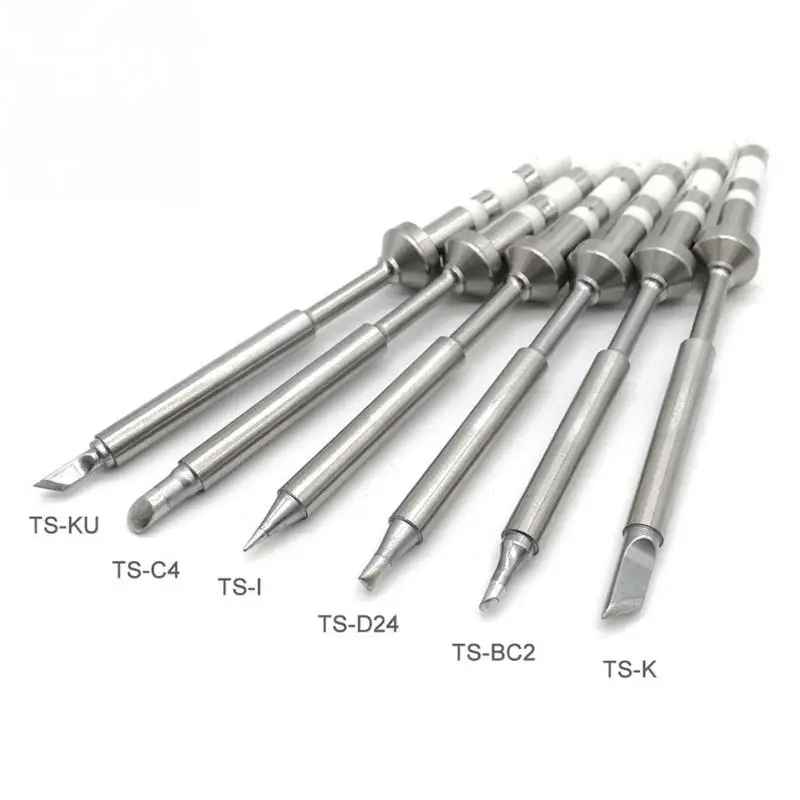 

1 Piece Mini Digital LCD Soldering Iron Soldering Tip 105mm Mini Soldering Station Accessory For TS100 #20