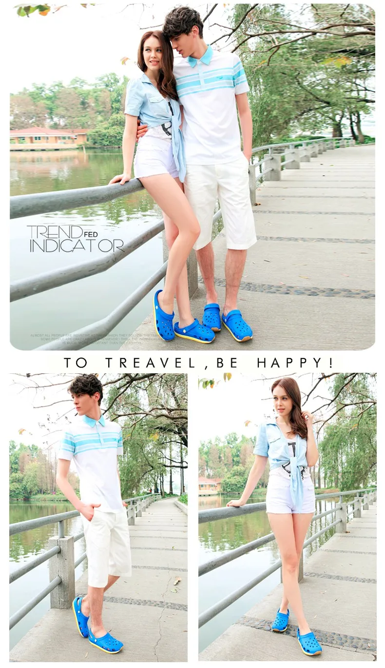 2016 Summer Mens Clogs Beach Slippers For Men Women Garden Shoes Mule Clogs Fashion Candy Color Adult Clog Clogs EVA Materials (9)